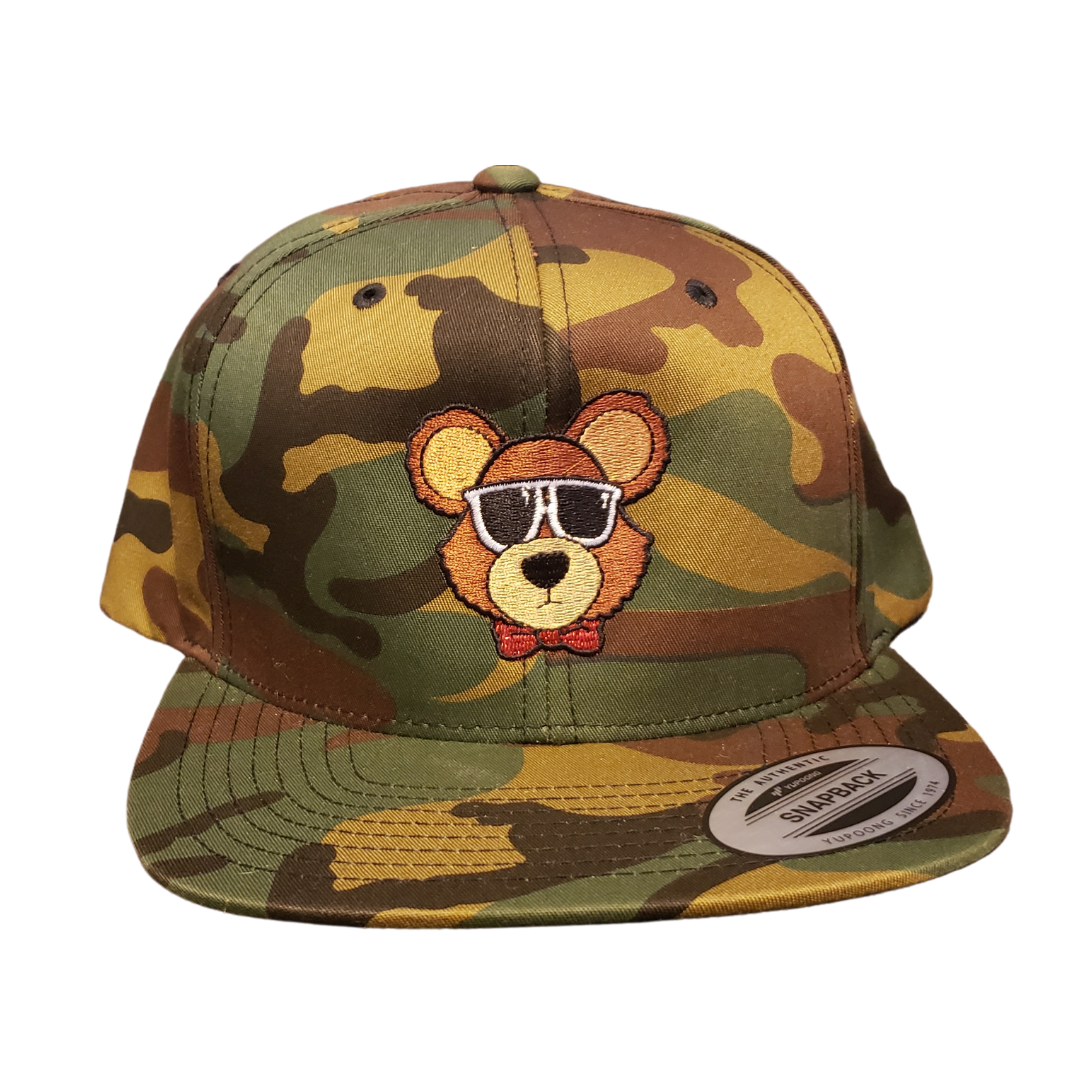 Camo Bear Snapback