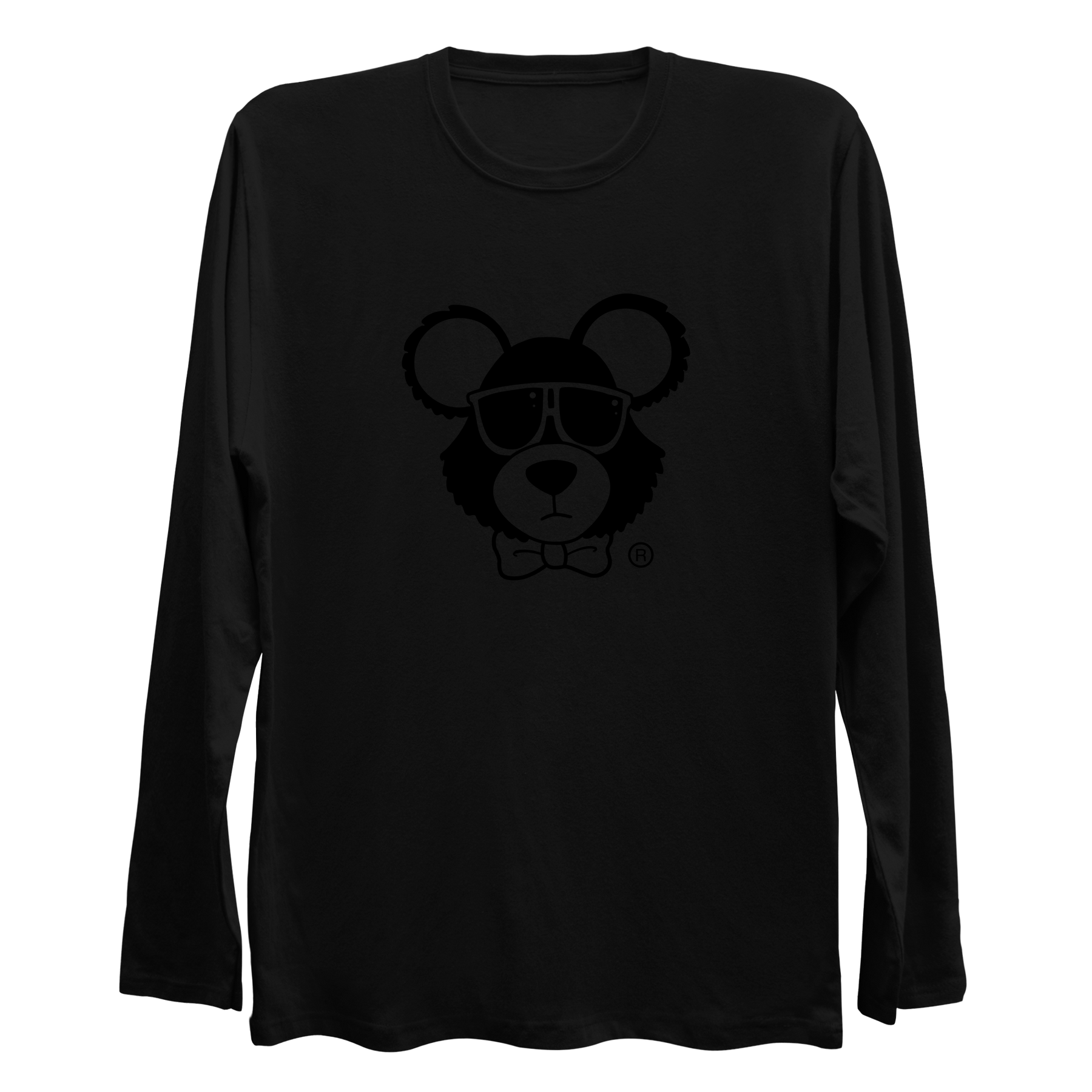 All Black Logo Long Sleeve T-Shirt