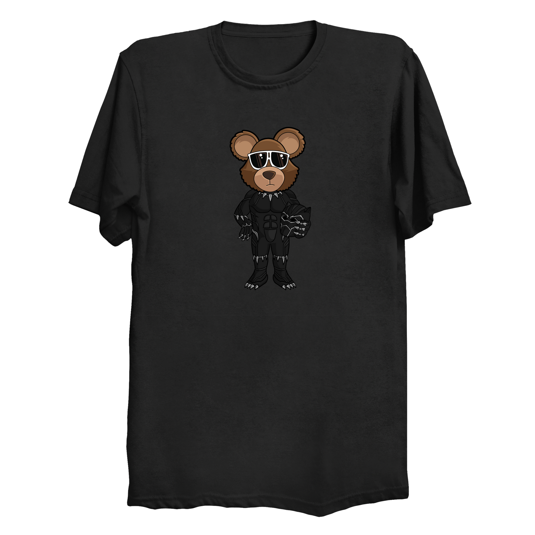 Youth Black Panther Bear Shirt
