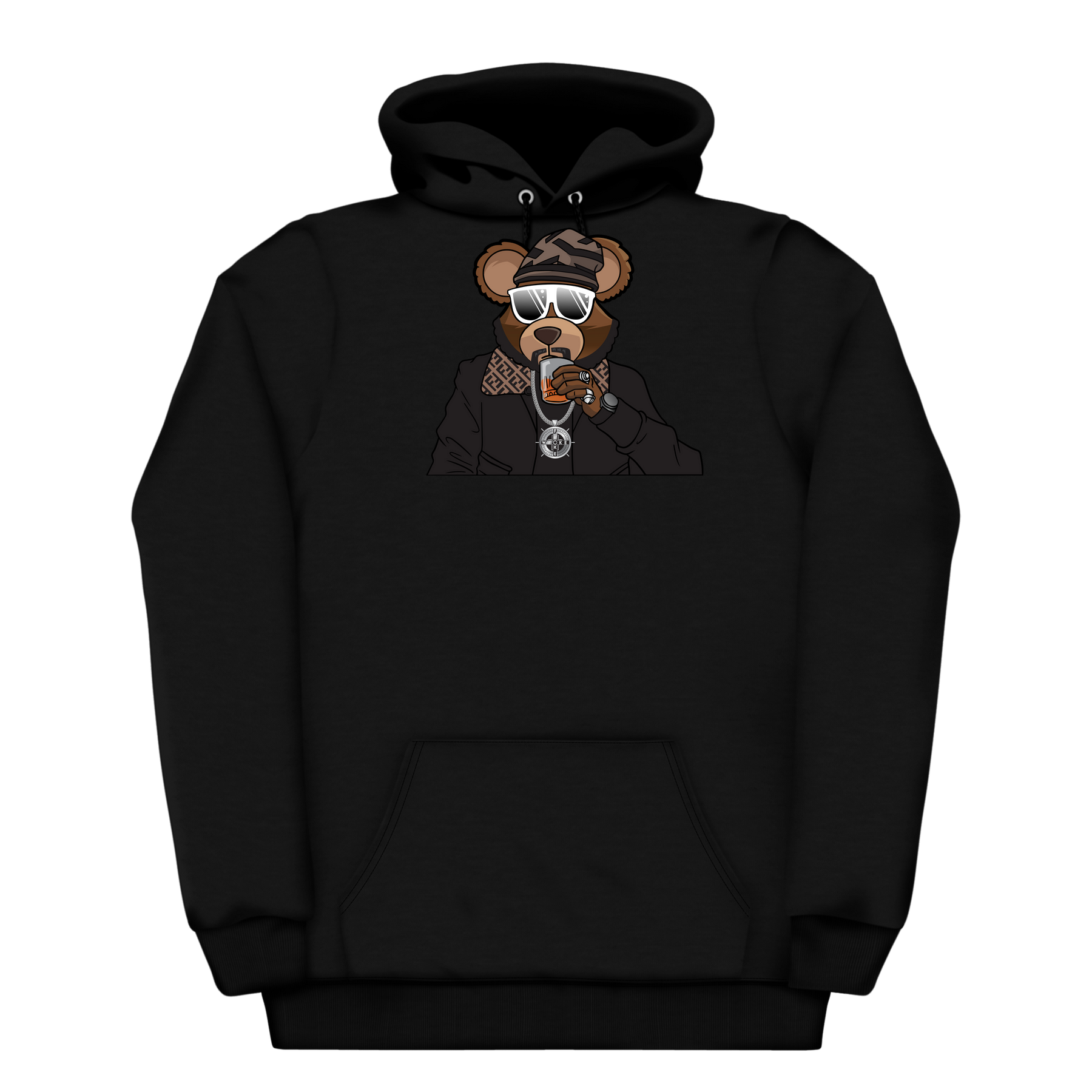 Katt Bear Midweight Hoodie