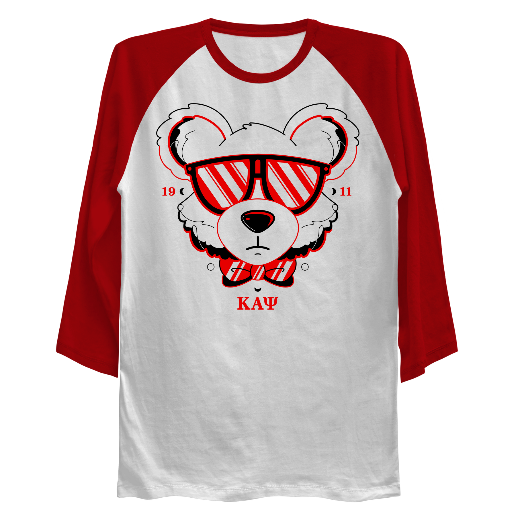 Nupe Lifestyle Bear Baseball T-Shirt