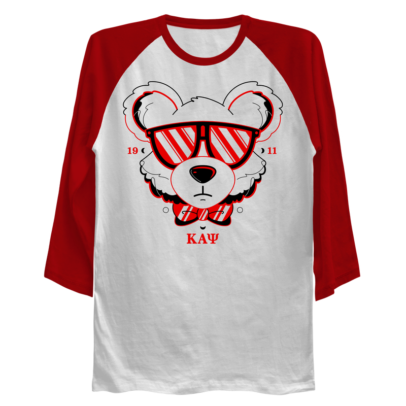 Nupe Lifestyle Bear Baseball T-Shirt