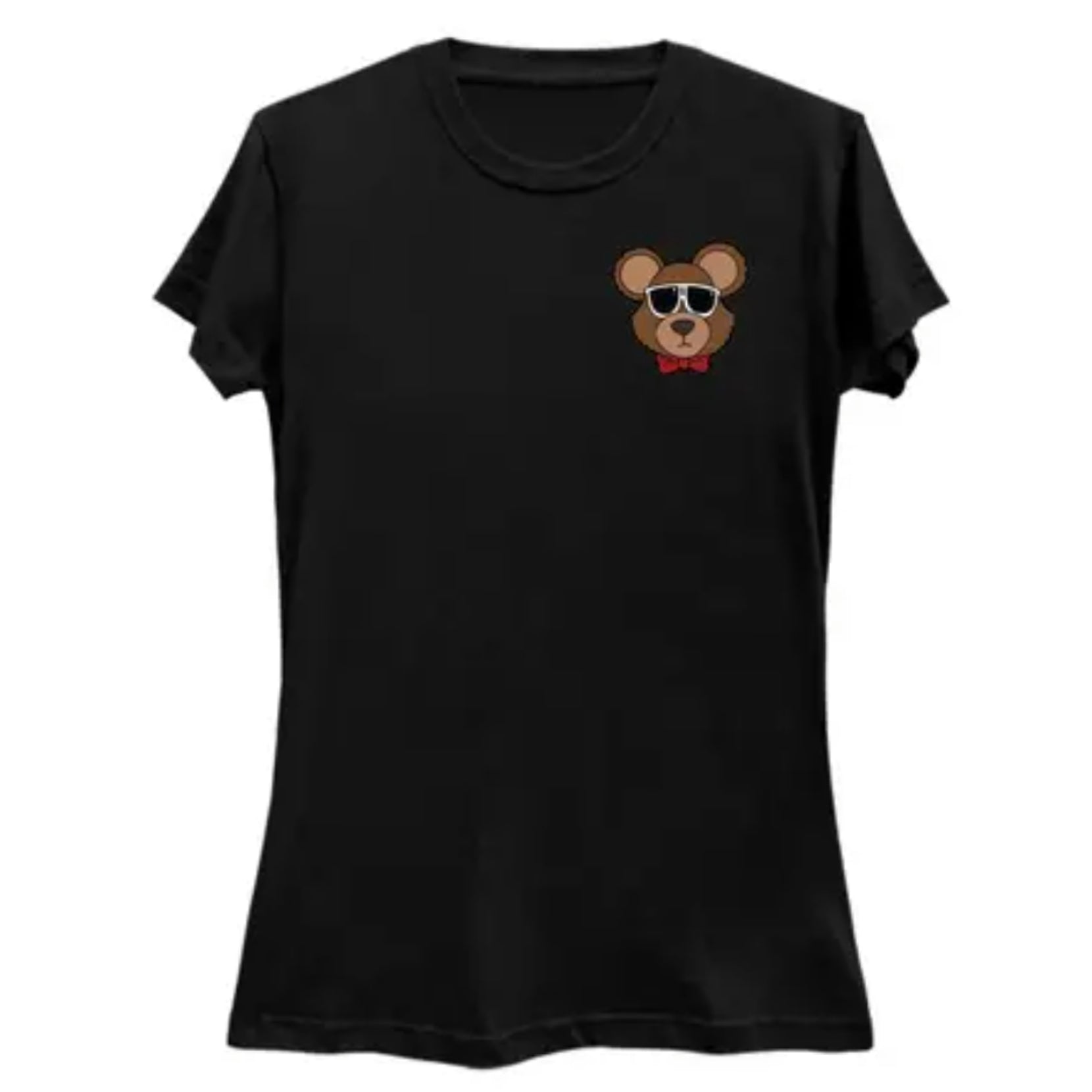 Ladies Left Chest Logo Slim Fit T-Shirt