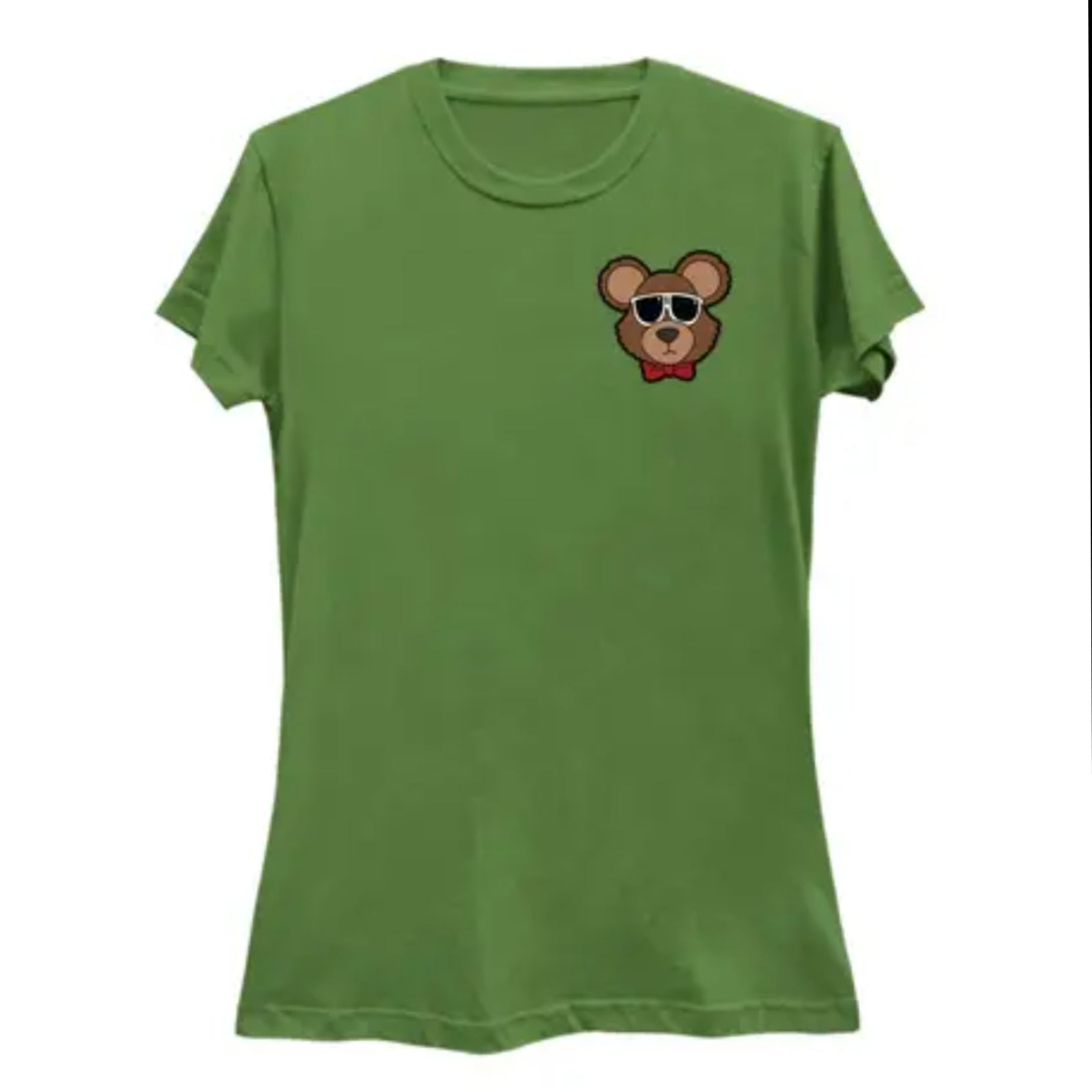 Ladies Left Chest Logo Slim Fit T-Shirt