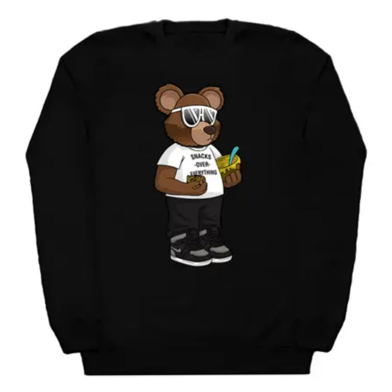 Snacks Over Everything (S.O.E.) Bear Sweatshirt