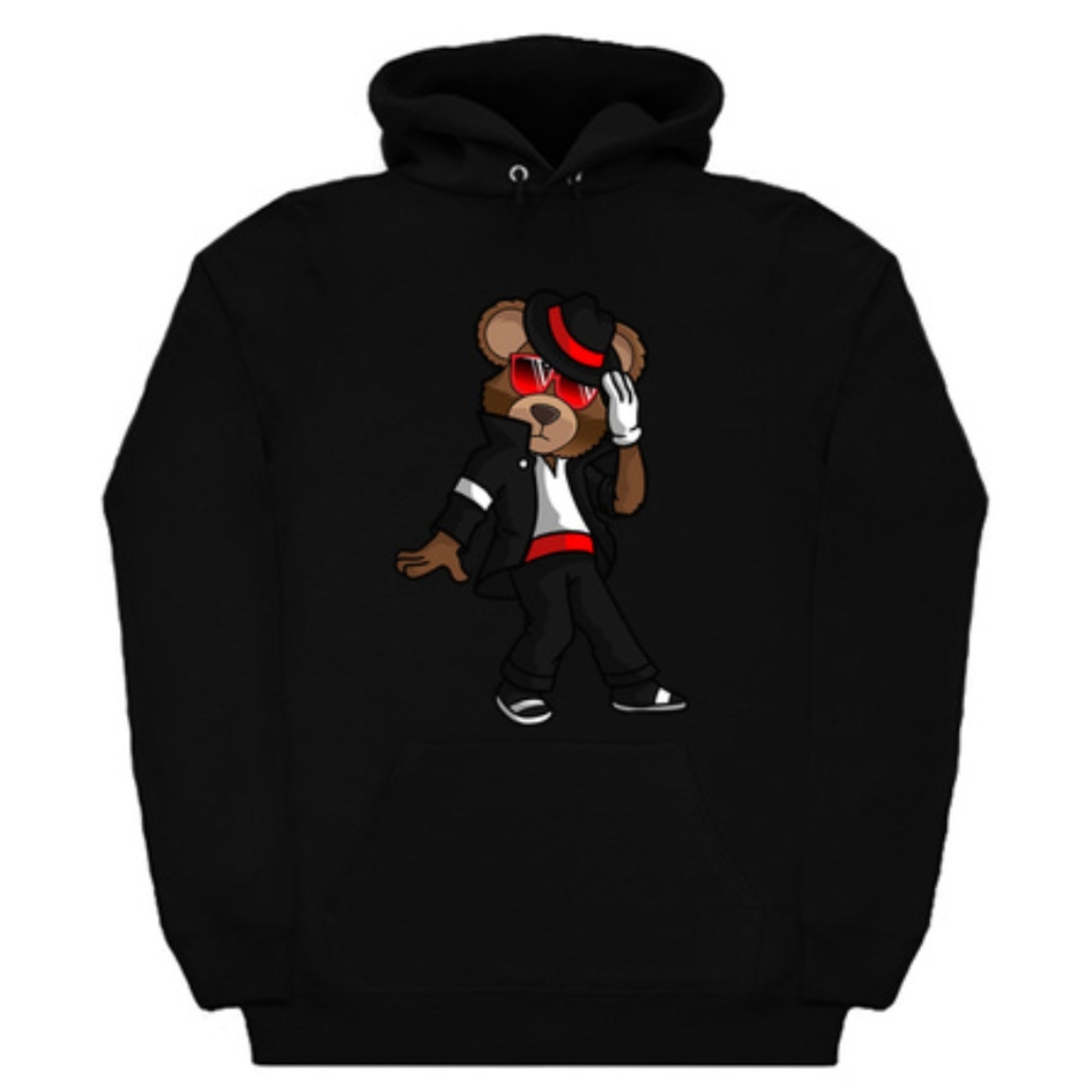 King of Pop Bear Hoodie