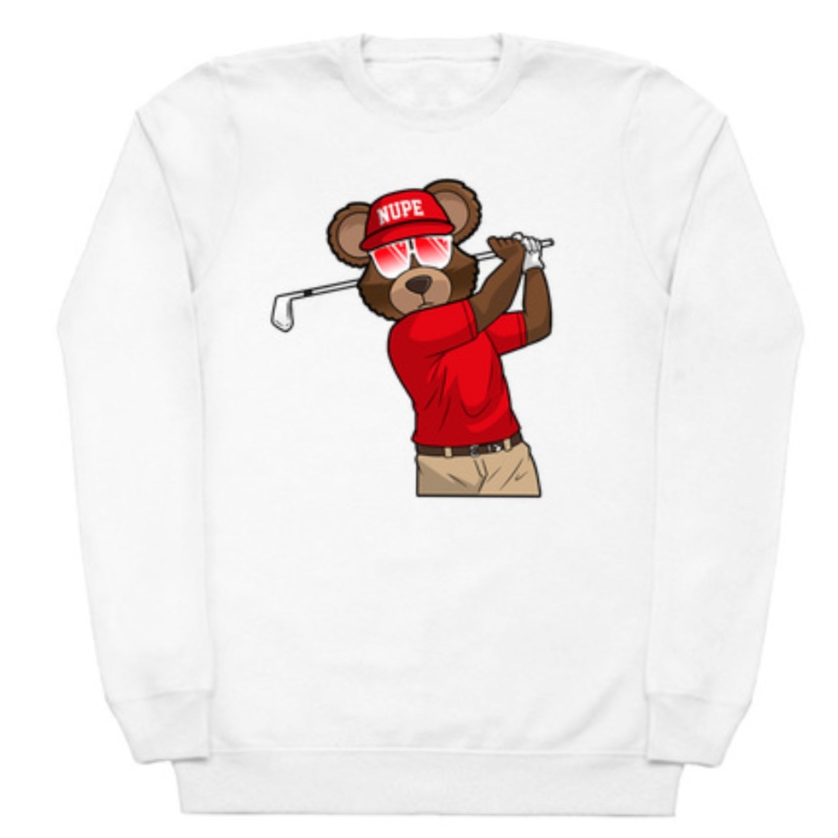 NUPE Golf Bear Sweatshirt